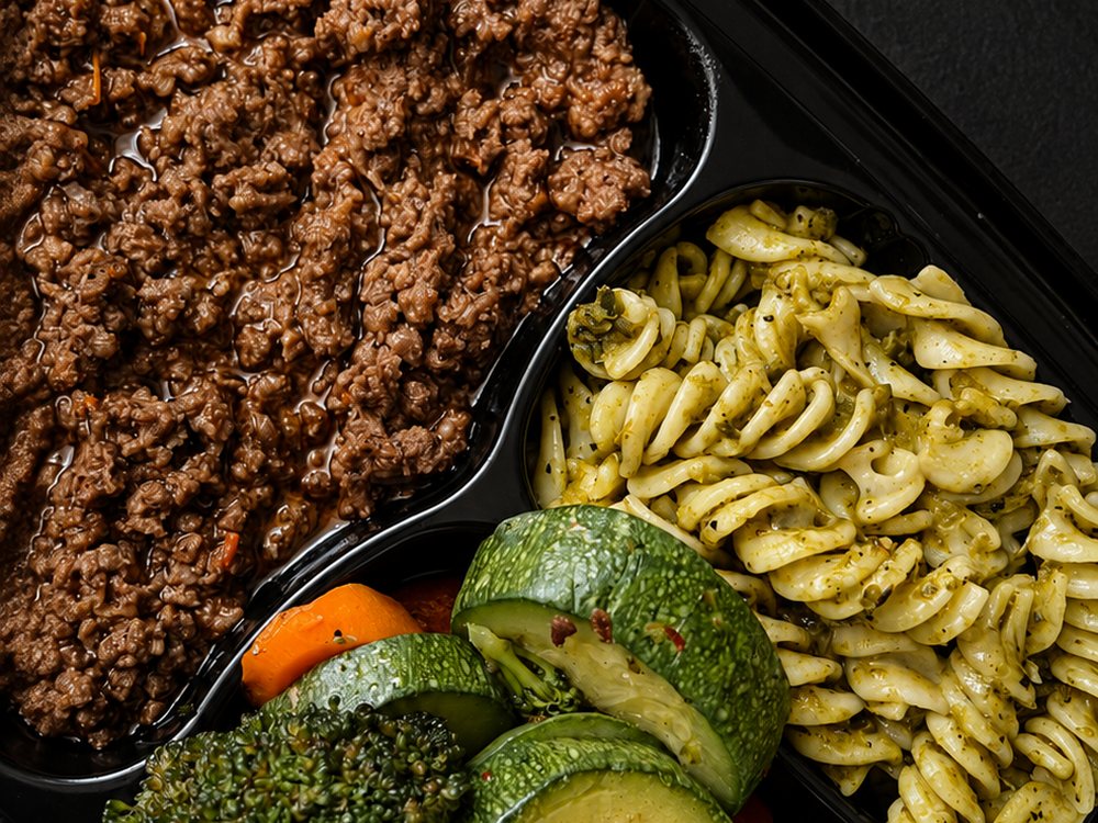 Picadillo con Verduras y Pasta