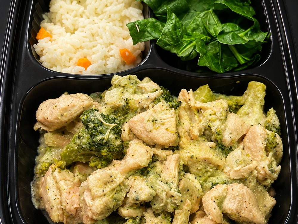 Pollo en Crema de Brócoli